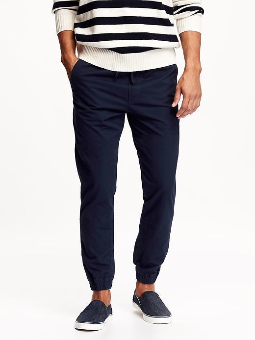 Old Navy Mens Twill Joggers Size Xxl Big - In The Navy