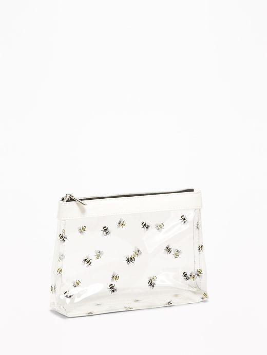Clear Plastic Bumblebee Cosmetics Bag For Women