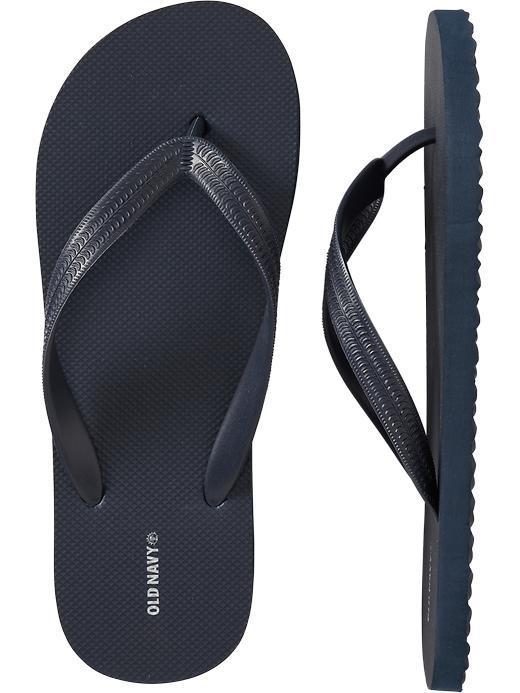 Old Navy Mens New Classic Flip Flops - Dark Sea Blue