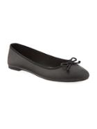 Old Navy Faux Leather Ballet Flats For Women - Black