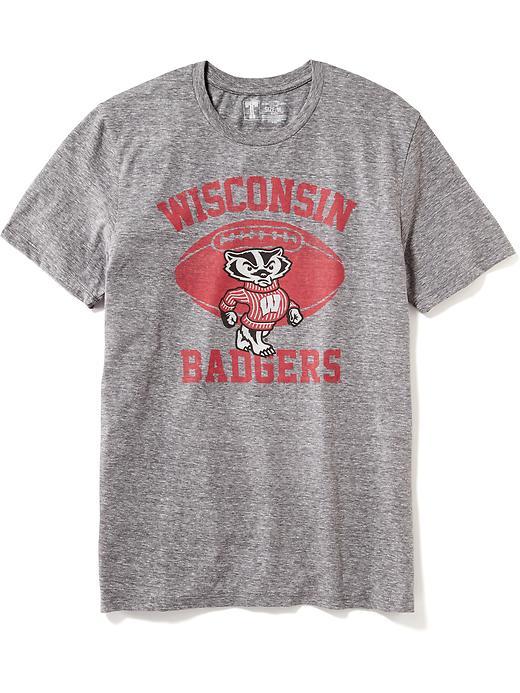 Old Navy Ncaa Crew Neck Tee For Men - Wisconsin