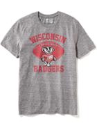 Old Navy Ncaa Crew Neck Tee For Men - Wisconsin