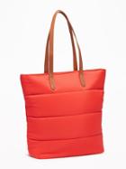 Old Navy Womens Quilted Nylon Tote For Women Robbie Red Size One Size