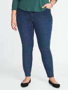 Old Navy Womens Secret-slim High-rise Plus-size Rockstar Jeans Dark Wash Size 18
