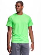 Old Navy Go Dry Cool Tee For Men - Green Menace Polyester