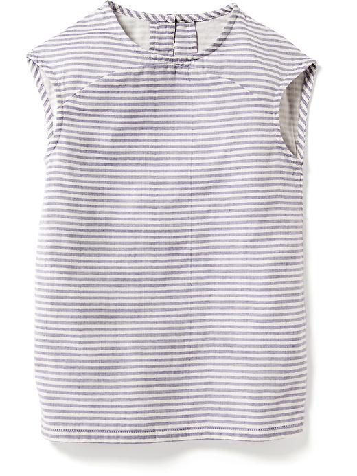 Old Navy Striped Double Weave Cocoon Dress - Railroad Stripe