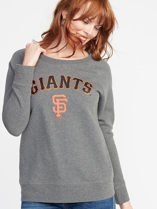 Mlb Logo-graphic Raglan Sweatshirt For Women