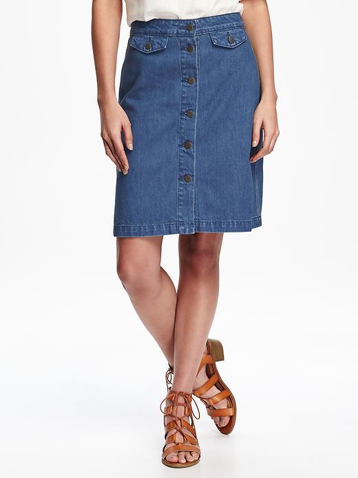 Old Navy A Line Denim Skirt - Sanora