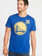 Old Navy Mens Nba Team-player Graphic Tee For Men Golden State Warriors Curry 30 Size L