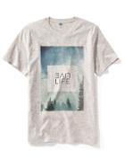 Old Navy Short Sleeve Graphic Tee Size Xxl Big - Heather Oatmeal
