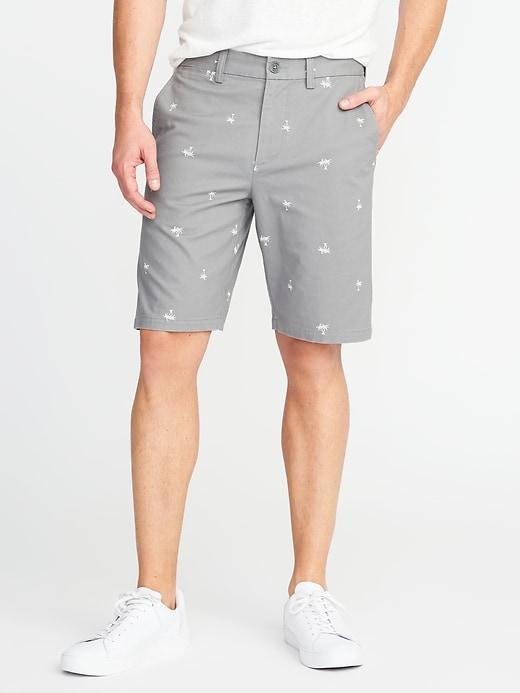 Old Navy Mens Slim Ultimate Built-in Flex Shorts For Men (10) Palm Tree Size 34w