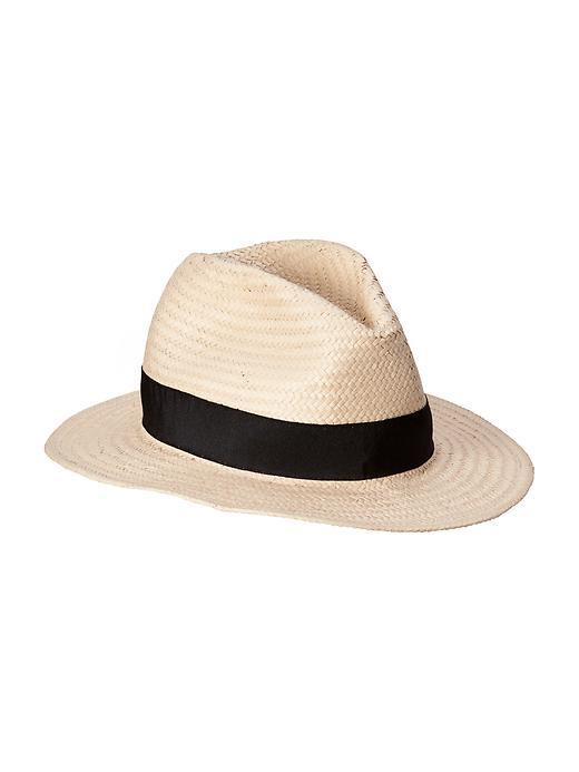 Old Navy Straw Fedora For Men - Light Brown