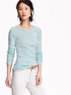 Old Navy Womens Perfect Fitted Tee Size M Tall - Kiss The Sky