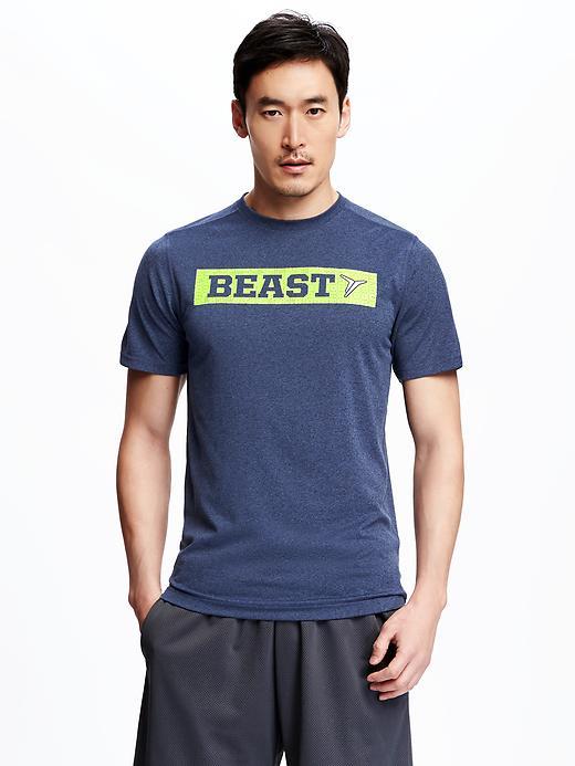 Old Navy Go Dry Performance Graphic Tee For Men - Blue Camouflage