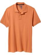 Old Navy Mens New Short Sleeve Pique Polos - The Great Pumpkin
