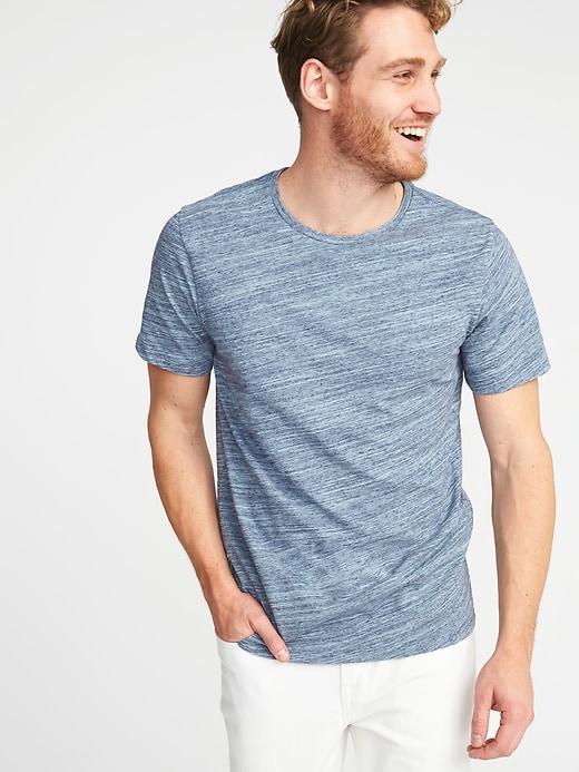 Old Navy Mens Soft-washed Perfect-fit Crew-neck Tee For Men Blue Size Xs