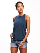Old Navy Relaxed Hi Lo Tank For Women - Lost At Sea Navy
