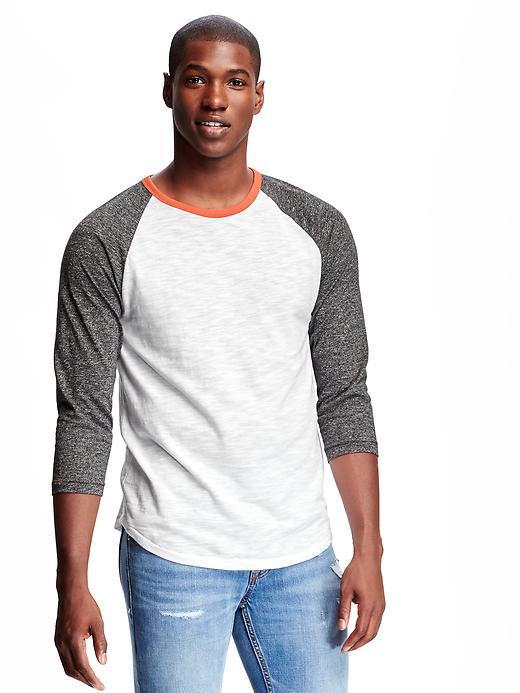 Old Navy Baseball Tee For Men - Bright White