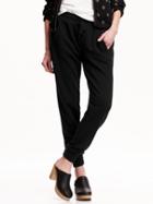 Old Navy Womens French Terry Joggers Size L Tall - Blackjack