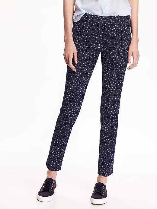Old Navy Pixie Mid Rise Ankle Pants For Women - Ditsy