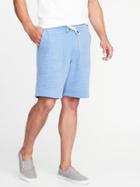 Old Navy Mens French-terry Performance Shorts For Men (9) Light Blue Size L