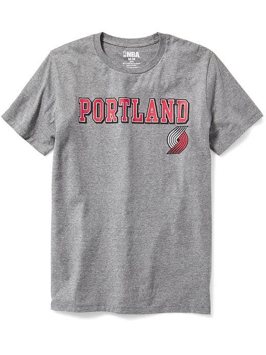 Old Navy Nba Team Graphic Tee For Men - Trailblazers