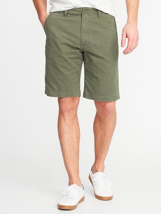 Old Navy Mens Broken-in Khaki Shorts For Men (10) Crocodile Tears Size 36w