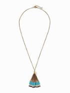 Old Navy Ombr Bead Pendant Necklace For Women - Tropical Vacation