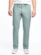 Old Navy Slim Built In Flex Ultimate Khakis For Men - Partly Cloudy
