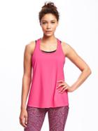 Old Navy Go Dry Strappy Back Tank For Women - Absolute Pink Neon