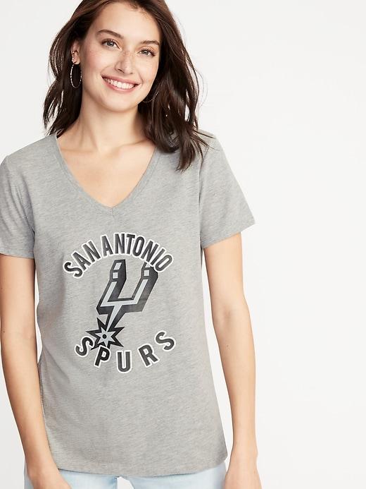 Nba&#174 Team Graphic V-neck Tee For Women