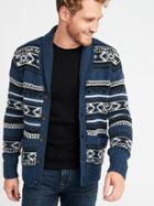 Old Navy Mens Shawl-collar Cardigan For Men Ahoy Navy Size Xs