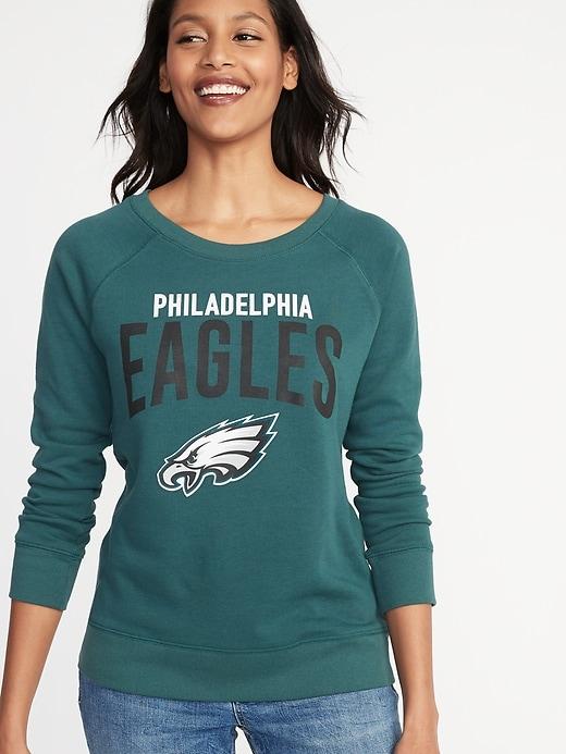 Old Navy Womens Nfl Team-graphic Sweatshirt For Women Philadelphia Eagles Size Xs
