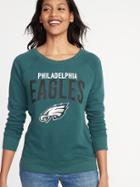 Old Navy Womens Nfl Team-graphic Sweatshirt For Women Philadelphia Eagles Size Xs