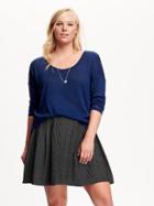 Old Navy Womens Plus Sweater Knit Tee Size 1x Plus - Bluetiful