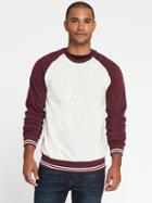 Old Navy Classic Fleece Sweatshirt For Men - Burgundy Combo