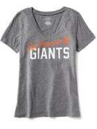 Old Navy Mlb Team V Neck Tee For Women - San Francisco Giants