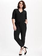 Old Navy Long Sleeve Jumpsuit Size 1x Plus - Black