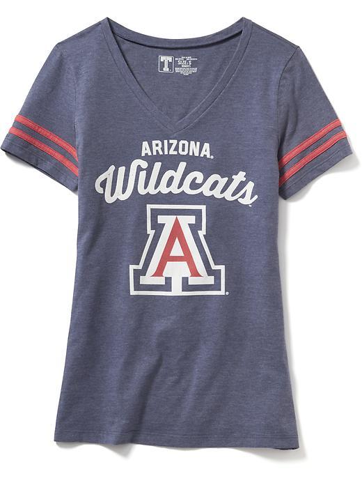 Old Navy College Team Graphic V Neck Tee For Women - Arizona