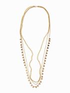 Old Navy Beaded Coin Necklace For Women - Gold