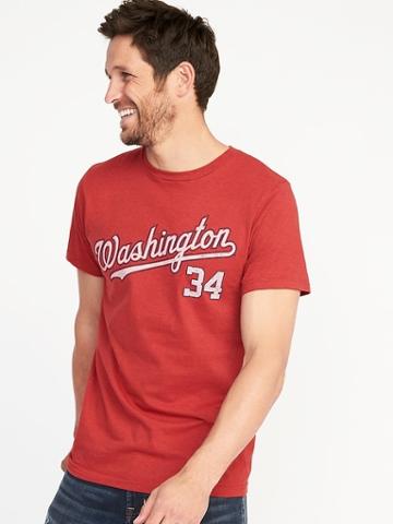 Old Navy Mens Mlb Team Player Tee For Men Washington Nationals Harper 34 Size Xl