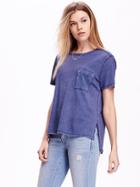Old Navy Boyfriend Pocket Tee - Bluesday