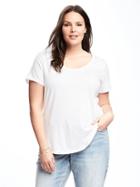 Old Navy Womens Everywear Plus-size Tee Calla Lilies Size 3x