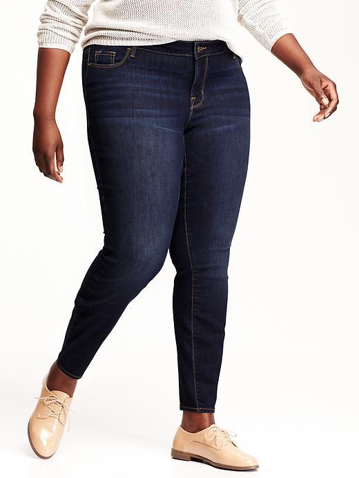 Old Navy Womens Plus Mid Rise Rockstar Jeans Size 16 Plus - Cyan