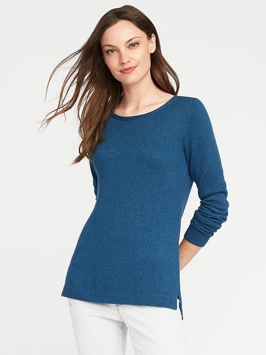 Old Navy Classic Crew Neck Sweater For Women - Jade