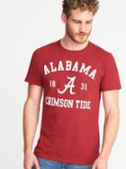Old Navy Mens College-team Graphic Tee For Men Alabama Size M