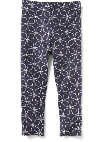 Old Navy Printed Leggings - Navy Blue Print