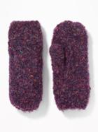 Old Navy Womens Boucl Mittens For Women Royal Purple Size One Size