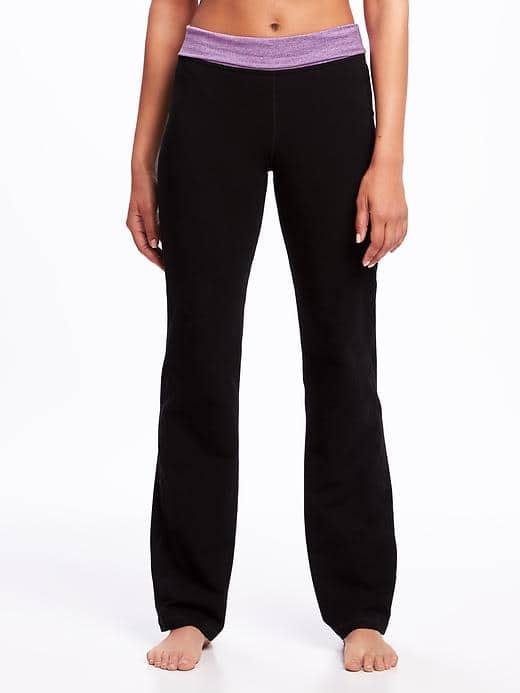 Old Navy Go Dry Mid Rise Wide Leg Yoga Pants For Women - Opulent Iris