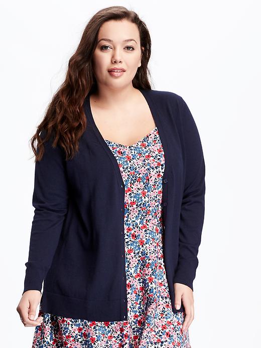 Old Navy V Neck Plus - Lost At Sea Navy